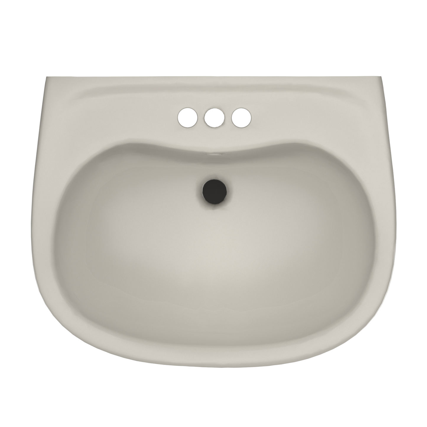 TOTO LHT242.4G#12 Prominence Oval Wall-Mount Bathroom Sink With Cefiontect And Shroud For 4 Inch Center Faucets - Sedona Beige