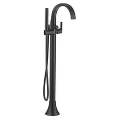 MOEN S3105BL Doux  One-Handle Tub Filler Includes Hand Shower In Matte Black