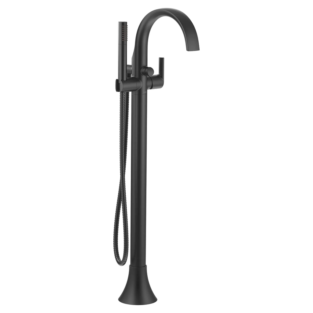 MOEN S3105BL Doux One-Handle Tub Filler Including Handheld Shower - Matte Black