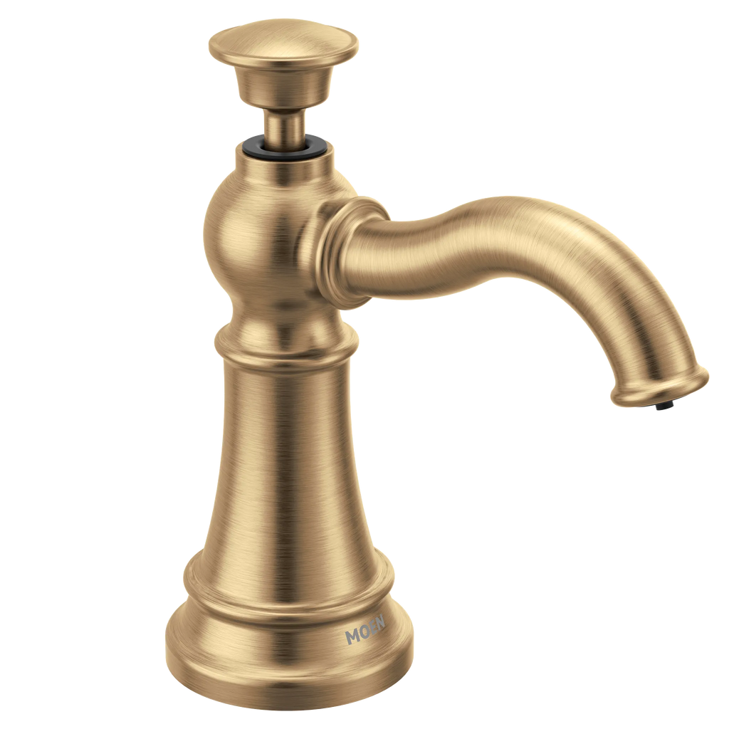 MOEN S3945BZG Premium Soap Dispenser Traditional Soap Dispenser - Bronzed Gold