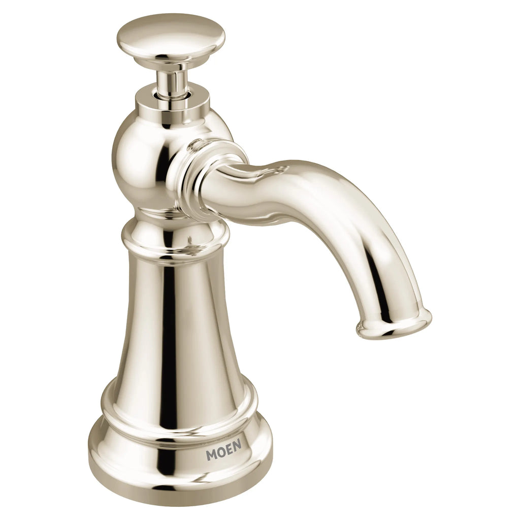 MOEN S3945NL Premium Soap Dispenser 989 Traditional Soap Dispenser - Polished Nickel
