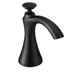 MOEN S3946BL Transitional Soap Dispenser In Matte Black