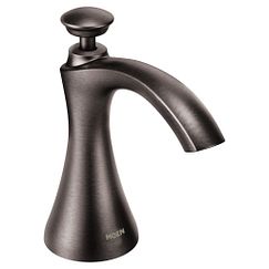 MOEN S3946BLS Transitional Soap Dispenser In Black Stainless