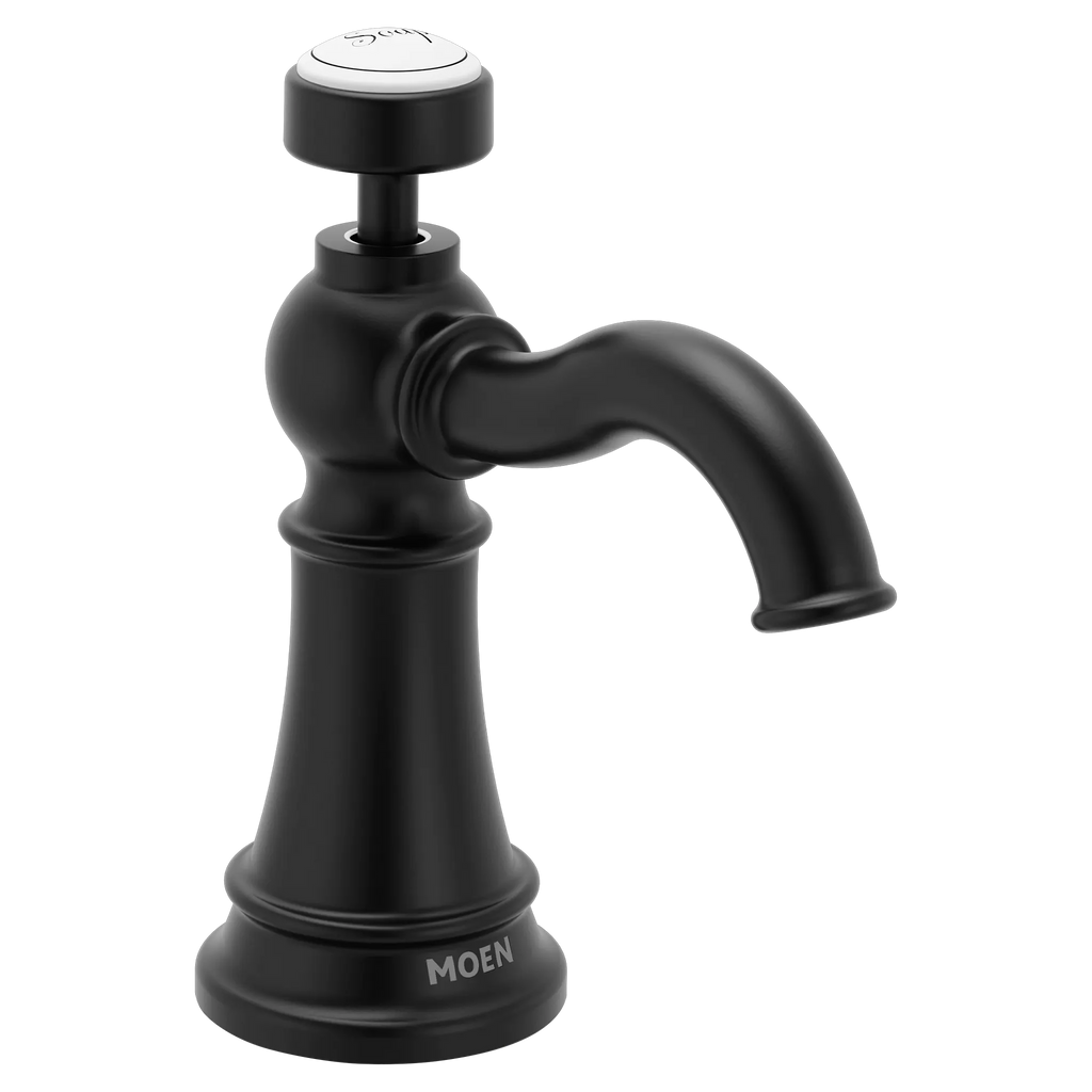 MOEN S3949BL Weymouth Soap Dispenser - Matte Black