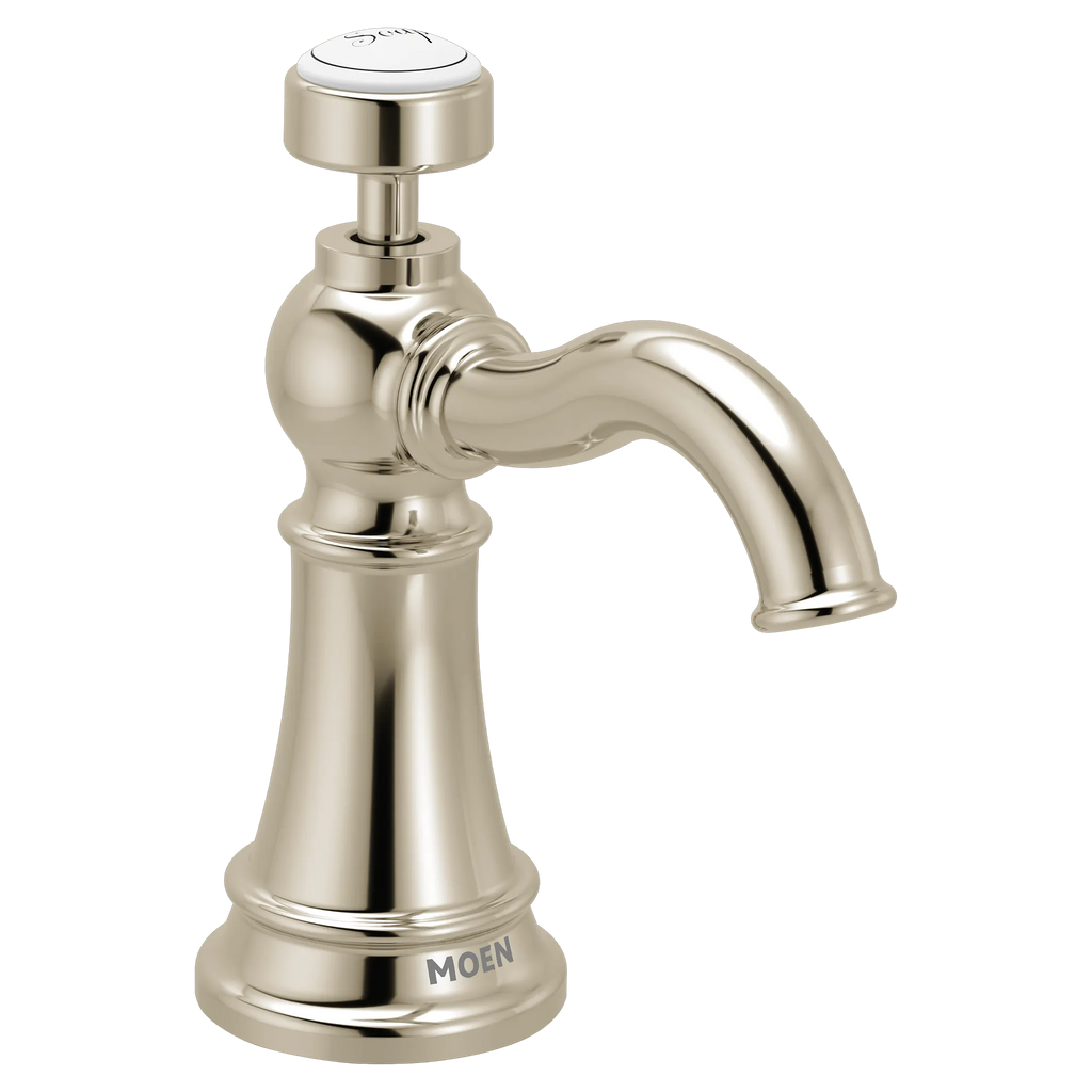 MOEN S3949NL Weymouth Soap Dispenser - Polished Nickel