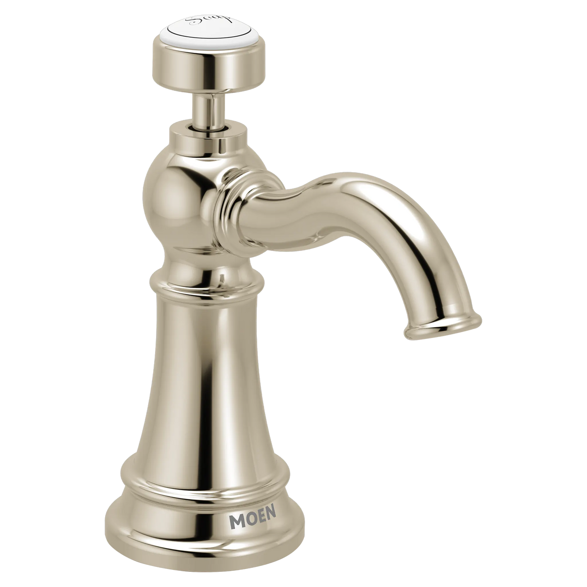 MOEN S3949NL Weymouth Soap Dispenser - Polished Nickel