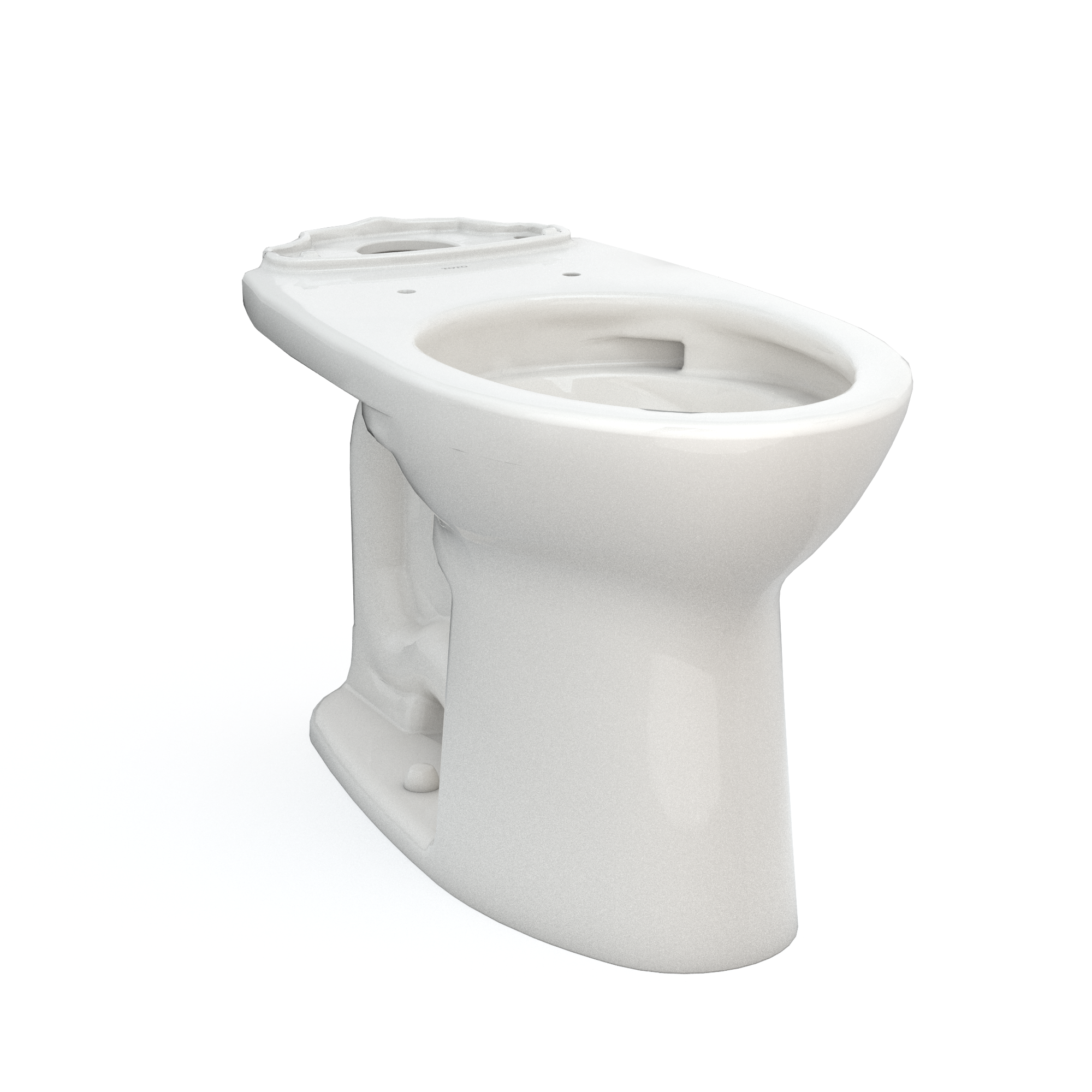 TOTO C776CEG#11 Drake Elongated Tornado Flush Toilet Bowl With Cefiontect - Colonial White