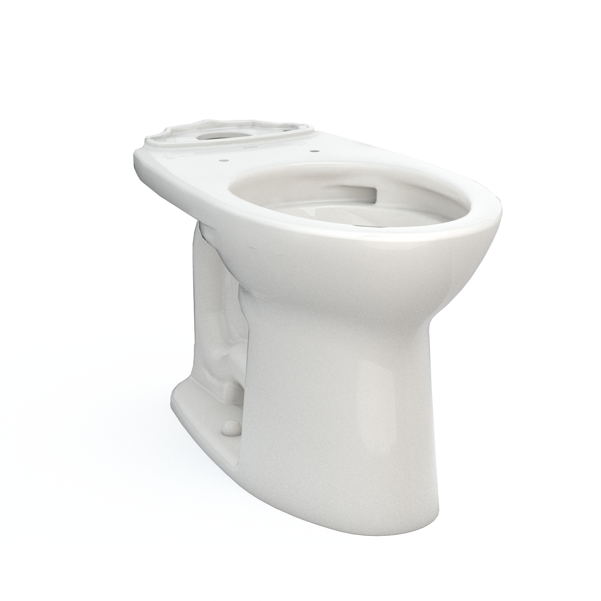 TOTO C776CEFG#11 Drake Elongated Universal Height Tornado Flush Toilet Bowl With Cefiontect - Colonial White