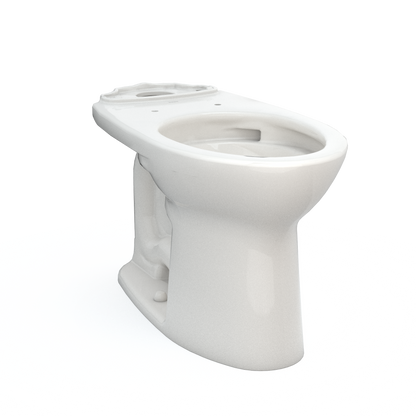 TOTO C776CEFG#11 Drake Elongated Universal Height Tornado Flush Toilet Bowl With Cefiontect - Colonial White