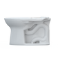 TOTO C776CEFGT40.10#01 Drake Elongated Universal Height TORNADO FLUSH Toilet Bowl with 10 Inch Rough-In and CEFIONTECT , Cotton White