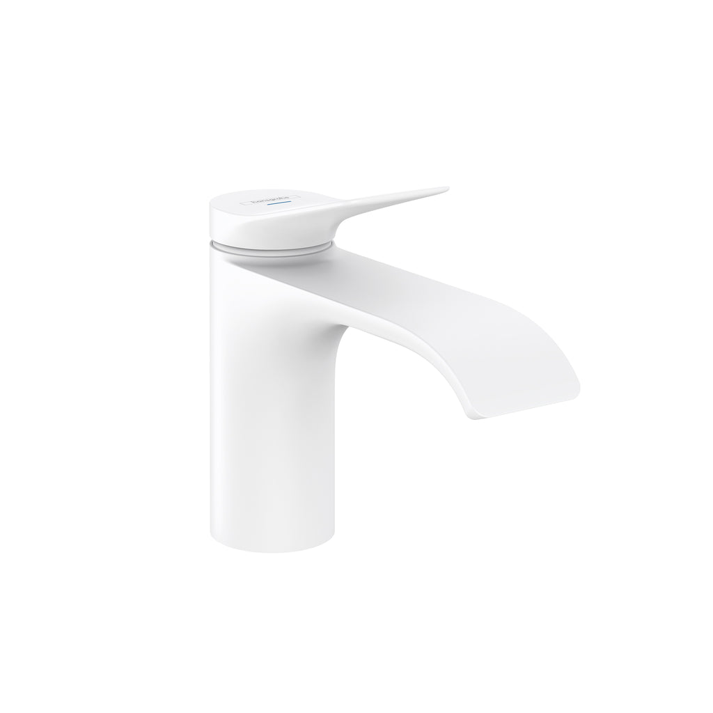 HANSGROHE 75010701 Vivenis Single-hole Faucet 80 with Pop--Up Drain, 1.2 GPM - Matte White