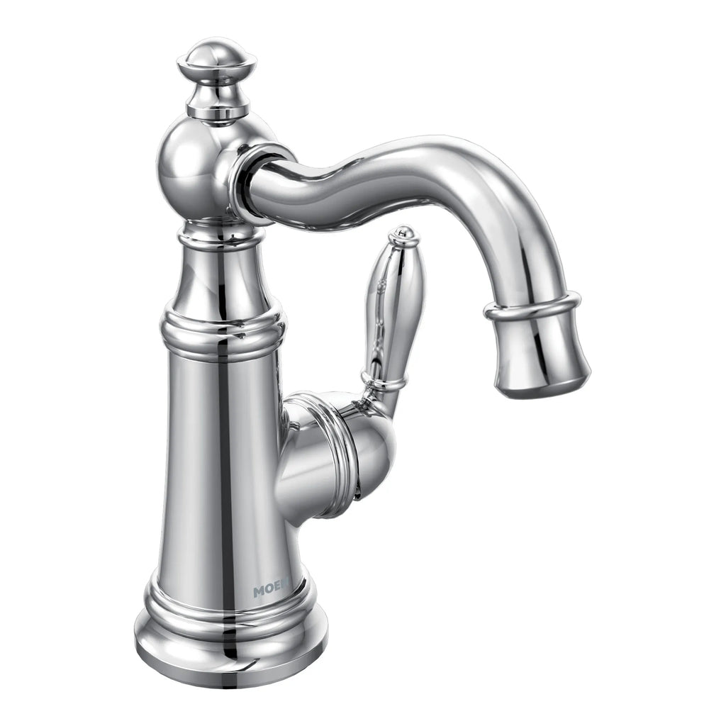 MOEN S42107 Weymouth One-Handle Bathroom Sink Faucet - Chrome