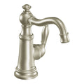 MOEN S42107BN Weymouth One-Handle Bathroom Sink Faucet - Brushed Nickel