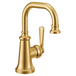 MOEN S44101BG Colinet  One-Handle Bathroom Faucet In Brushed Gold