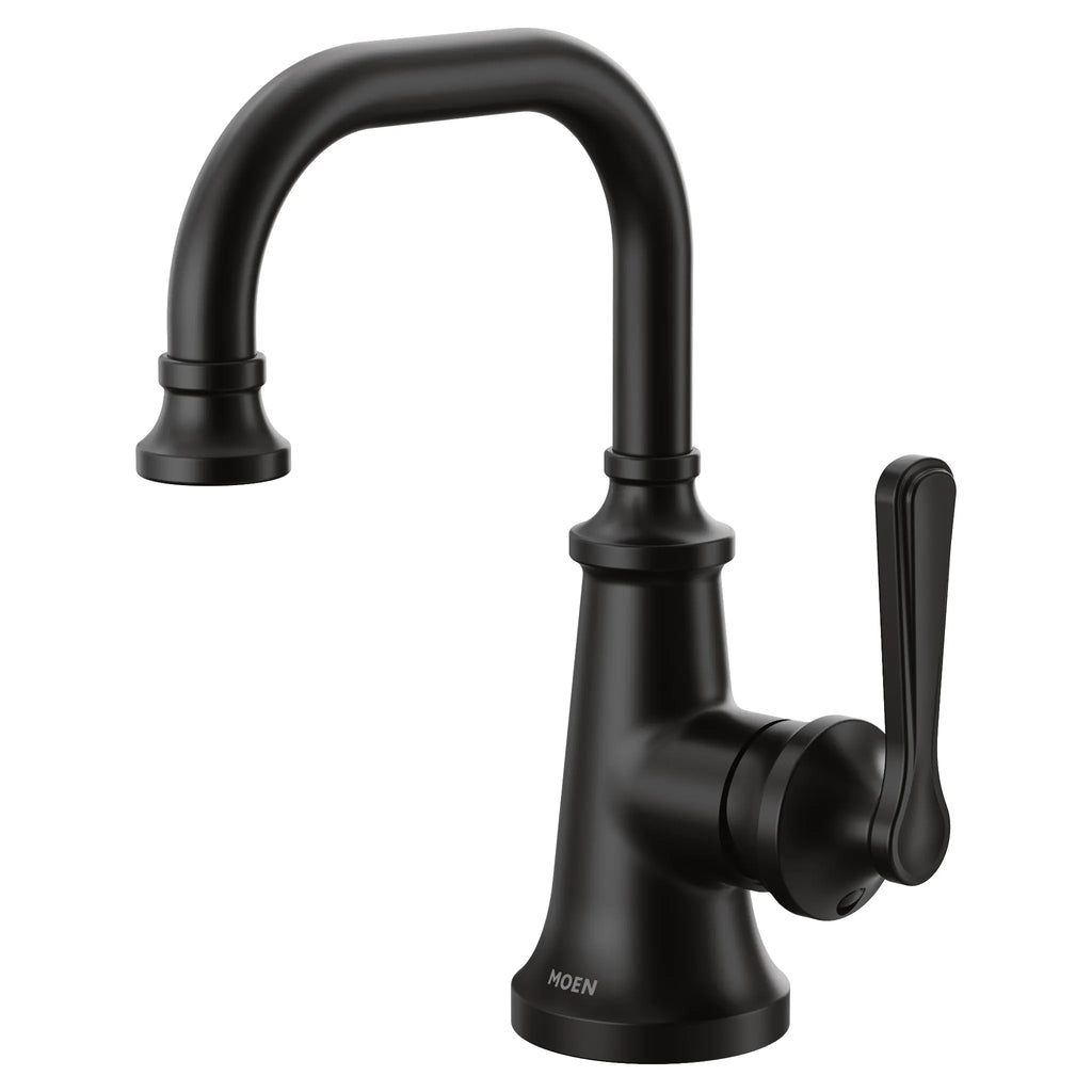 MOEN S44101BL Colinet One-Handle Bathroom Sink Faucet - Matte Black