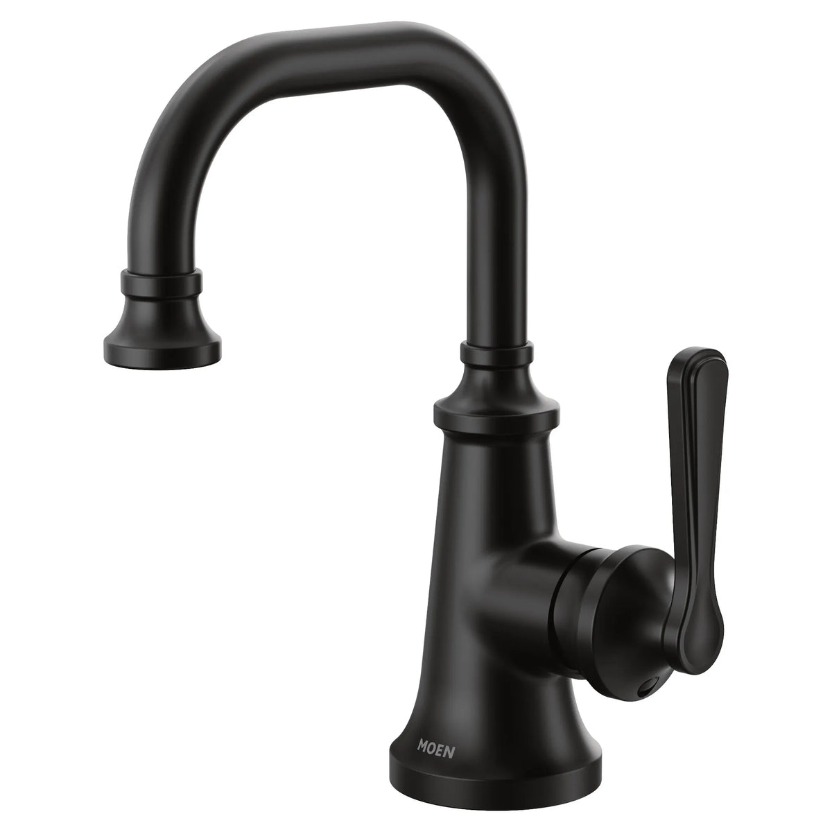 MOEN S44101BL Colinet One-Handle Bathroom Sink Faucet - Matte Black