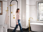 MOEN S112BG One-Function 10" Diameter Spray Head Rainshower - Brushed Gold