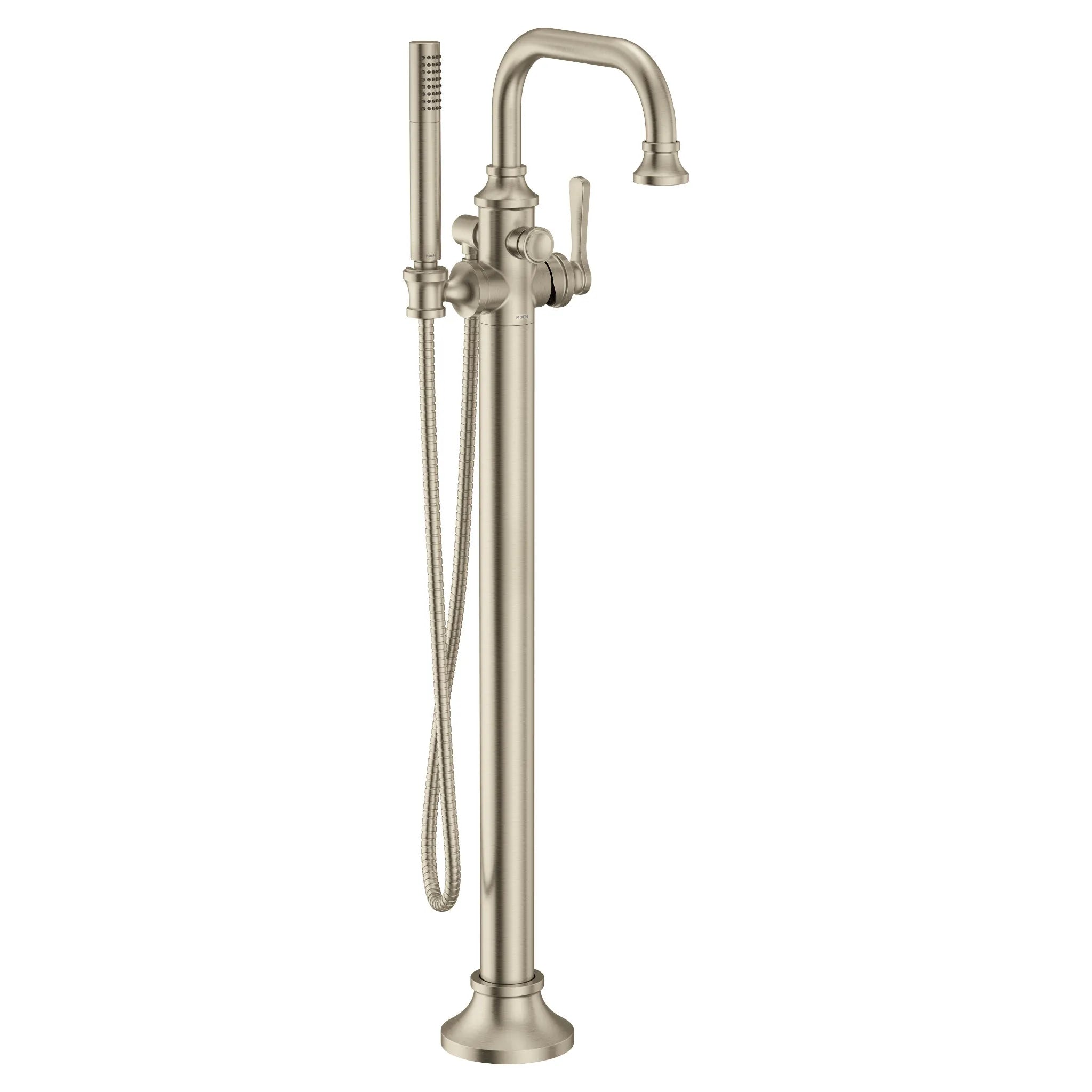 MOEN S44507BN Colinet One-Handle Tub Filler Includes Hand Shower - Brushed Nickel