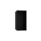 HANSGROHE 56095670 XtraStoris Individual Wall Niche Matte Black with Design Frame 12"x 6"x 4" - Matte Black