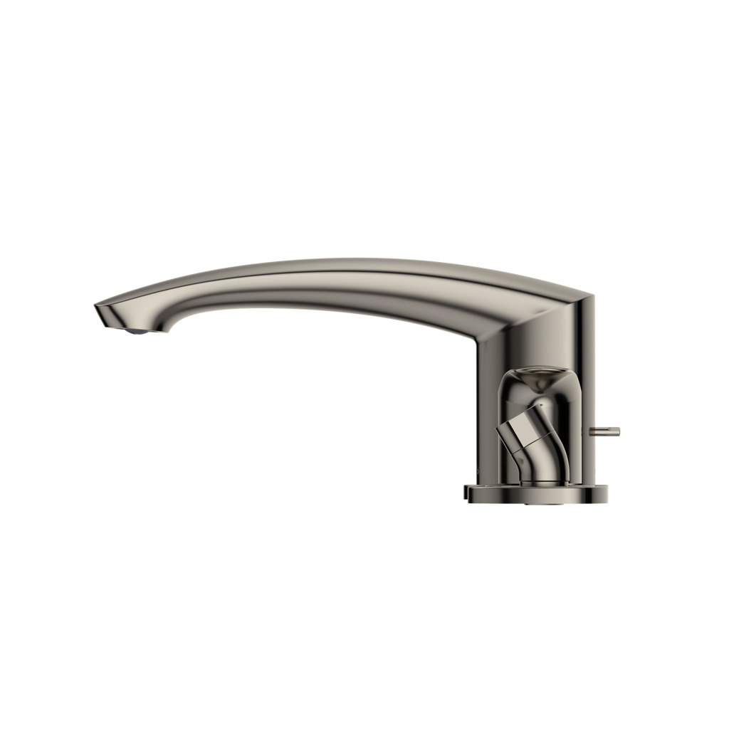 TOTO TBG09202U#PN Gm Two-Handle Deck-Mount Roman Tub Filler Trim With Handshower - Polished Nickel