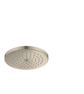HANSGROHE 27629821 Raindance S Showerhead 180 1-Jet PowderRain, 1.75 GPM - Brushed Nickel