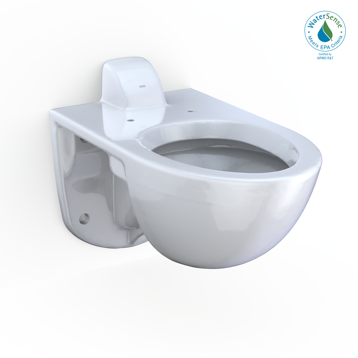 TOTO CT728CUVG#01 Tornado Flush Commercial Flushometer Wall-Mounted Toilet With Cefiontect - Cotton White