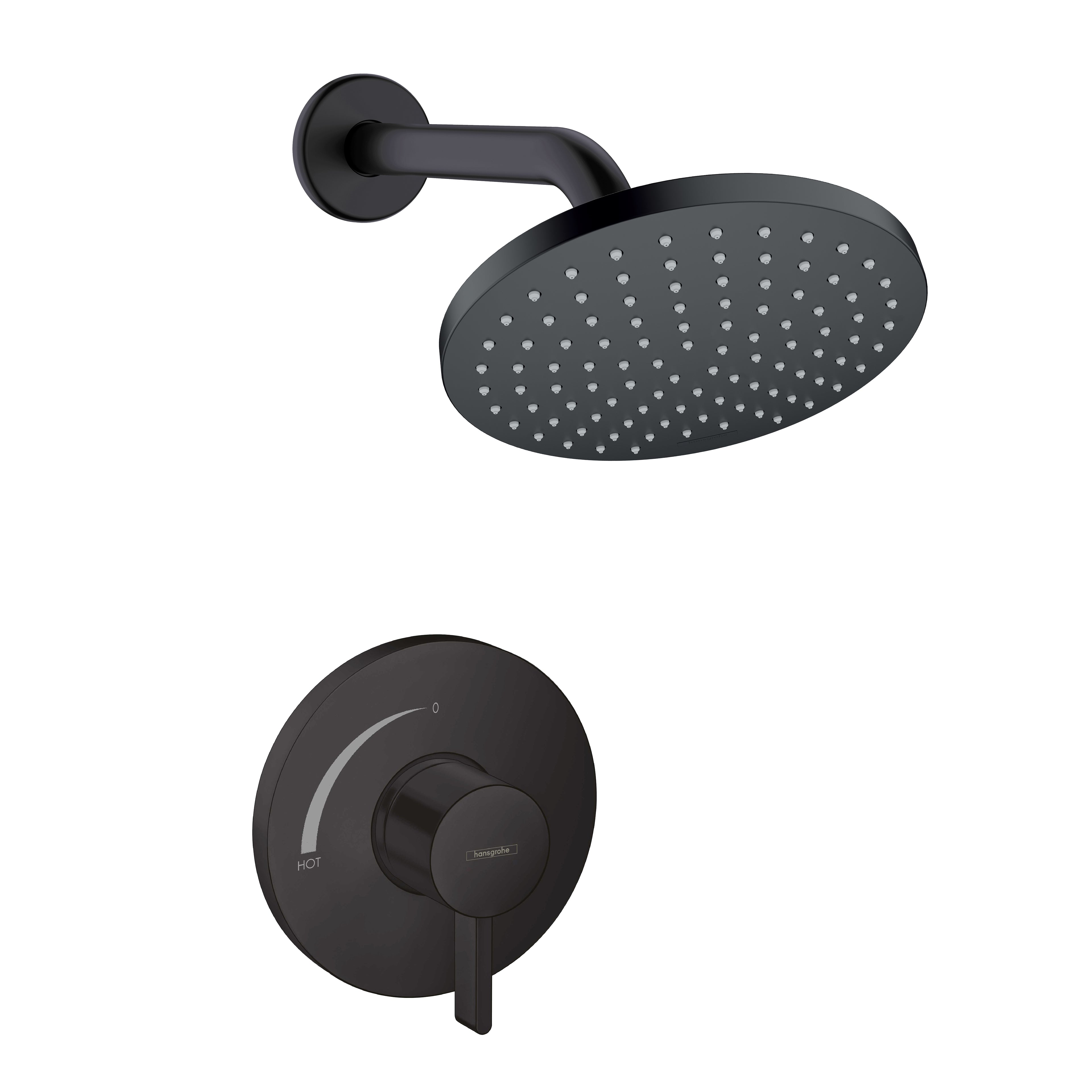 HANSGROHE 04954670 Vernis Blend Pressure Balance Shower Set, 1.5 GPM - Matte Black