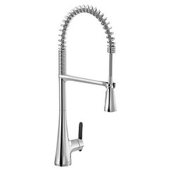 MOEN S5235 Sinema One-Handle Pre-Rinse Spring Pulldown Kitchen Faucet - Chrome