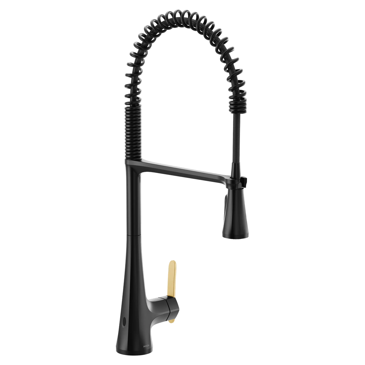 MOEN S5235EWBL Sinema Motionsense Wave One-Handle Pre-Rinse Spring Touchless Kitchen Faucet - Matte Black