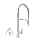 MOEN S5235EWC Sinema Motionsense Wave One-Handle Pre-Rinse Spring Touchless Kitchen Faucet - Chrome