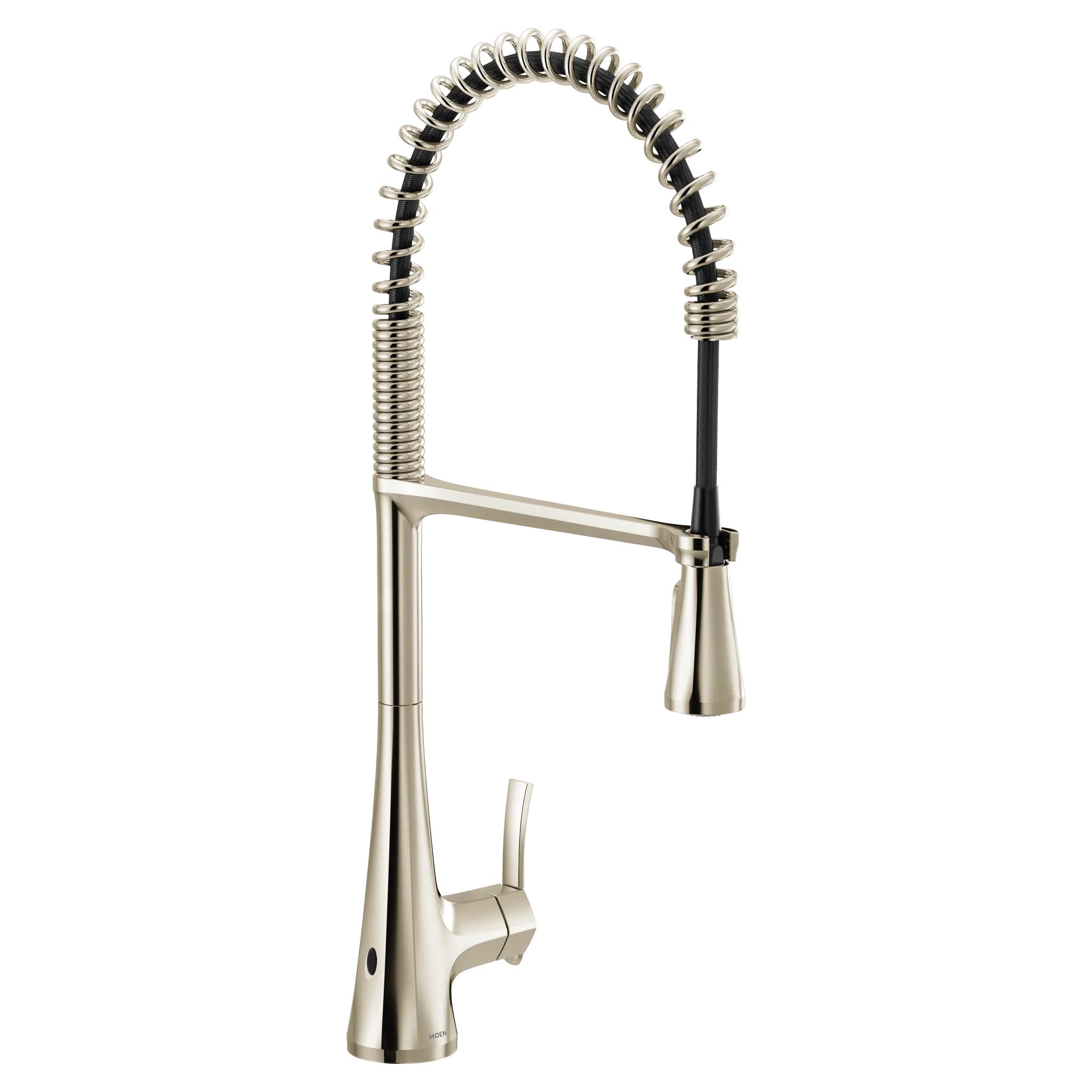 MOEN S5235EWNL Sinema Motionsense Wave One-Handle Pre-Rinse Spring Touchless Kitchen Faucet - Polished Nickel