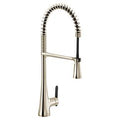 MOEN S5235NL Sinema One-Handle Pre-Rinse Spring Pulldown Kitchen Faucet - Polished Nickel