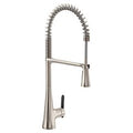 MOEN S5235SRS Sinema One-Handle Pre-Rinse Spring Pulldown Kitchen Faucet - Spot Resist Stainless