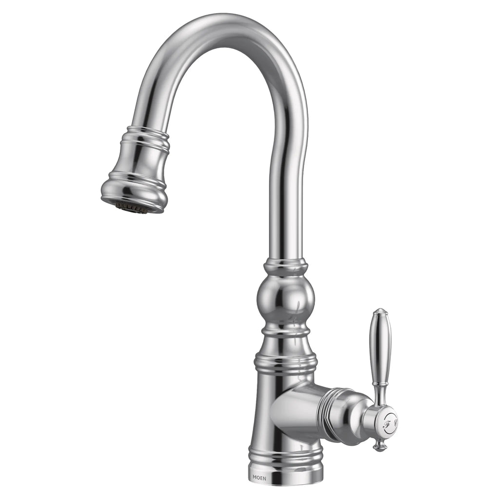 MOEN S53004 Weymouth One-Handle Pulldown Bar Faucet - Chrome