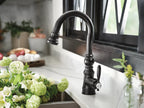 MOEN S53004BL Weymouth One-Handle Pulldown Bar Faucet - Matte Black