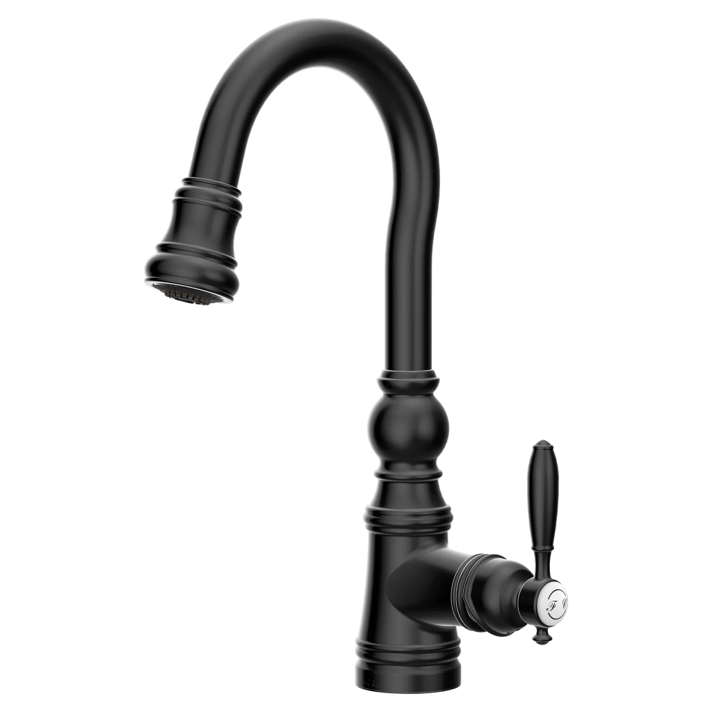 MOEN S53004BL Weymouth One-Handle Pulldown Bar Faucet - Matte Black