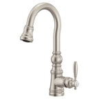MOEN S53004SRS Weymouth One-Handle Pulldown Bar Faucet - Spot Resist Stainless