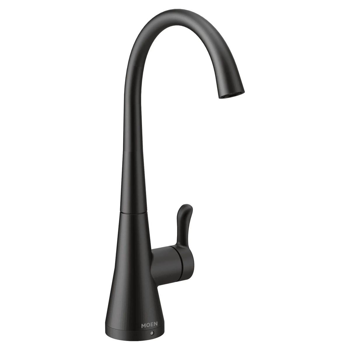 MOEN S5520BL Sip Transitional Chrome One-Handle High Arc Beverage Faucet - Matte Black