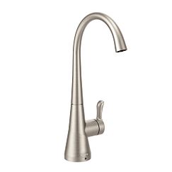 MOEN S5520SRS Sip Transitional Spot resist stainless one-handle beverage faucet, Spot Resist Stainless