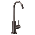 MOEN S5530BLS Sip Modern One-Handle High Arc Beverage Faucet - Black Stainless