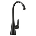MOEN S5535BL One-Handle High Arc Beverage Faucet - Matte Black