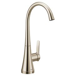 MOEN S5535NL One-Handle High Arc Single Mount Beverage Faucet - Polished Nickel