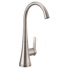 MOEN S5535SRS One-Handle High Arc Single Mount Beverage Faucet - Spot Resist Stainless