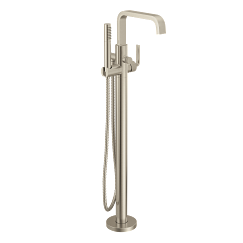 MOEN Cambium Brushed nickel one-handle tub filler includes hand shower - Brushed Nickel, S578BN
