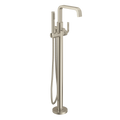 MOEN S578BN Cambium One-Handle Tub Filler Includes Hand Shower - Brushed Nickel