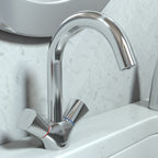 HANSGROHE 71222001 Logis Single-Hole Faucet 150 with Swivel Spout and Pop-Up Drain, 1.2 GPM - Chrome