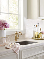 MOEN S62101BG Weymouth One-Handle High Arc Bar Faucet - Brushed Gold