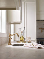MOEN S62101BG Weymouth One-Handle High Arc Bar Faucet - Brushed Gold