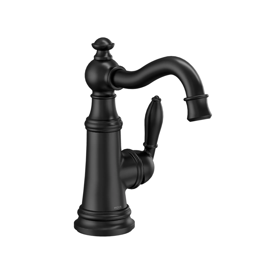 MOEN S62101BL Weymouth One-Handle Bar Faucet - Matte Black