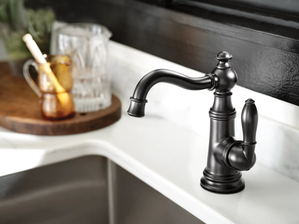 MOEN S62101BL Weymouth One-Handle Bar Faucet - Matte Black